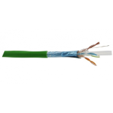 Cablu de retea 3M VOL-6FL4-500, FTP, Cat. 6, Green, 1 m