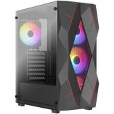 Carcasa Aerocool Volcan V1 Black, Fara Sursa