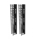 Organizator cabluri Vertiv VRA1016, 80mm, Black