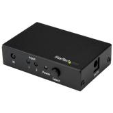 Switch KVM Startech VS221HD20, 2x HDMI, Black