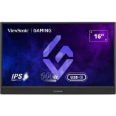 Monitor portabil ViewSonic VX1654, 16.5 inch, 1920x1080 pixeli, 5 ms, Black