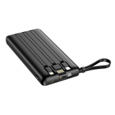Baterie portabila Veger W1116, 10000mAh, 1 x Lightning, 1 x USB-A, 1 x USB-C, Black