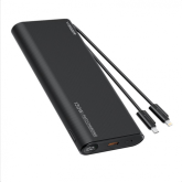 Baterie portabila Veger W2503, 1 x USB-A, 1 x USB-C, 1 x Lightning, 25000mAh, Black