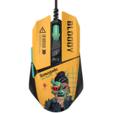 Mouse Optic A4Tech W63 Max, RGB LED, USB-A, Orange