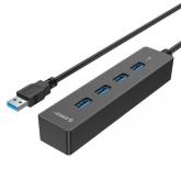 HUB USB Orico W8PH4-U3, 4x USB 3.2 gen 1, Black