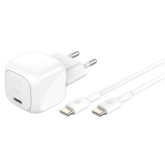 Incarcator retea Belkin BoostCharge Compact WCA008KQ1MWH-B6, 1 x USB-C, 30W, White