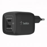 Incarcator Belkin WCH011VFBK, 2x USB-C, 45W, Black