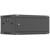 Rack Lanberg  WF01-6404-00B, 4U, 600 x 450 mm, Black