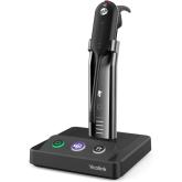 Casca cu microfon Yealink WH63 UC, DECT Wireless, Black