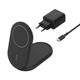 Incarcator Wireless Belkin BoostCharge Magnetic Foldable, 15W, Black