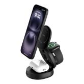 Incarcator Wireless Belkin BoostCharge 15W, 3 in 1, Black