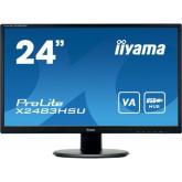 Monitor LED Iiyama ProLite X2483HSU-B5, 23.8inch, 1920x1080, 4ms GTG, Black