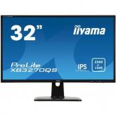 Monitor LED Iiyama ProLite XB3270QS-B5, 31.5inch, 2560x1440, 4ms GTG, Black