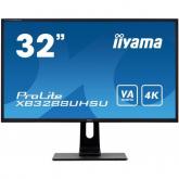 Monitor LED Iiyama ProLite XB3288UHSU-B5, 31.5inch, 3840x2160, 3ms GTG, Black