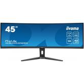 Monitor LED Curbat Iiyama ProLite XCB4594DQSN-B1, 44.5inch, 5120x1440, 0.8ms GTG, Black