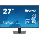 Monitor LED Iiyama ProLite XU2792UHSU-B6, 27inch, 3840x2160, 4ms GTG, Black