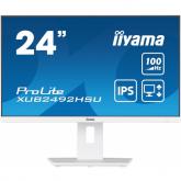 Monitor LED Iiyama ProLite XUB2492HSU-W6, 23.8inch, 1920x1080, 0.4ms, White