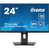 Monitor LED Iiyama ProLite XUB2493HSU-B6, 23.8inch, 1920x1080, 1ms, Black