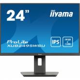 Monitor LED Iiyama ProLite XUB2495WSU-B7, 24.1inch, 1920x1200, 4ms GTG, Black