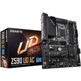 Placa de baza Gigabyte Z590 UD AC, Intel Z590, Socket 1200, ATX