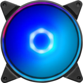 Ventilator Chieftec ZF-1425RGB, LED RGB, 140 mm, Black