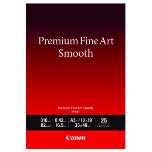 Hartie Foto Canon FA-SM2 Premium FineArt/Smooth, A3+, 25 hartii