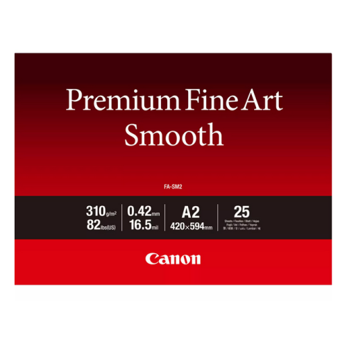 Hartie Foto Canon FA-SM2 Premium FineArt/Smooth, A2, 25 hartii