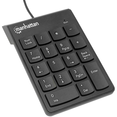 Tastatura numerica Manhattan 176354, USB 2.0, Black