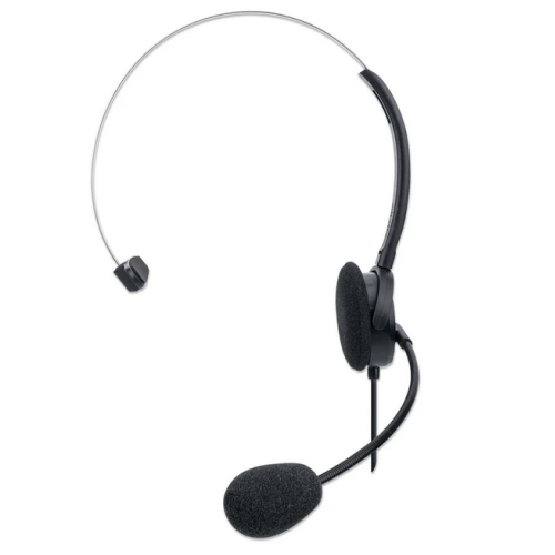 Casca cu microfon Manhattan 179867, USB-A, Black