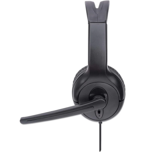 Casca cu microfon Manhattan 179874, USB 2.0, Black