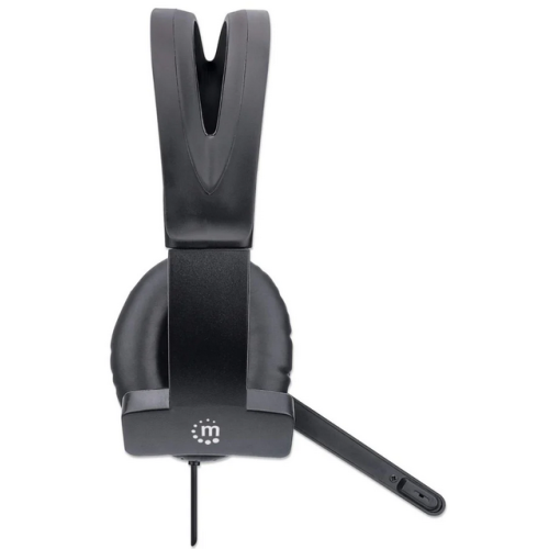 Casca cu microfon Manhattan 179874, USB 2.0, Black