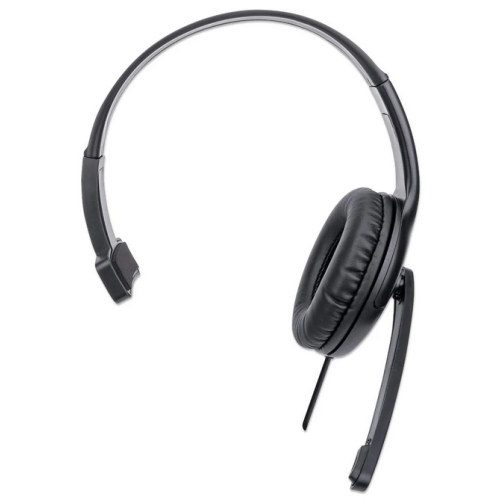 Casca cu microfon Manhattan 180498, USB-A, Black