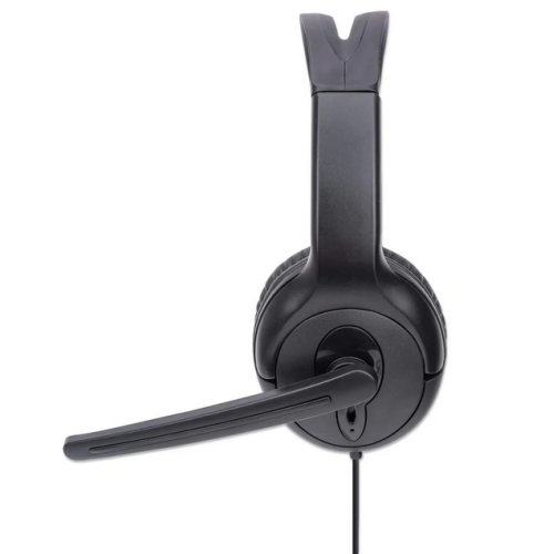Casca cu microfon Manhattan 180498, USB-A, Black