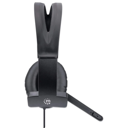 Casca cu microfon Manhattan 180498, USB-A, Black
