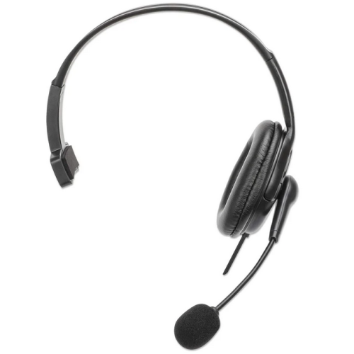 Casca cu microfon Manhattan 180849, USB-A, Black