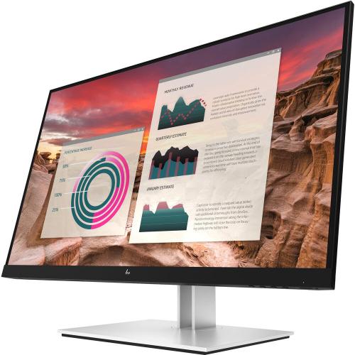 Monitor LED HP E27U G4, 27inch, 2560x1440, 5ms GTG, Black-Silver