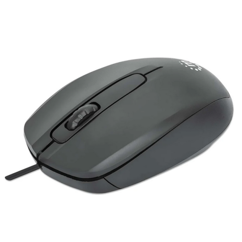 Mouse Optic Manhattan Comfort II, USB-A, Black