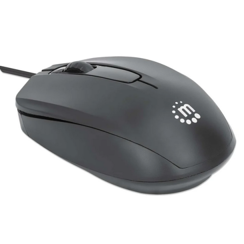 Mouse Optic Manhattan Comfort II, USB-A, Black