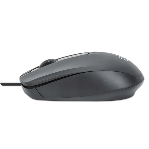 Mouse Optic Manhattan Comfort II, USB-A, Black