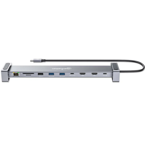 Docking Station Manhattan 10-in-1 190398, Gray