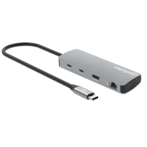 Docking Station Manhattan 9-in-1 190459, Gray