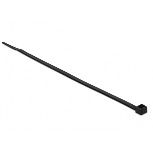 Colier plastic Delock 19186, Black, 100buc