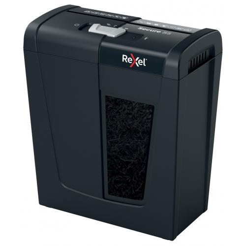 Distrugator manual de documente Rexel SECURE S5, Black