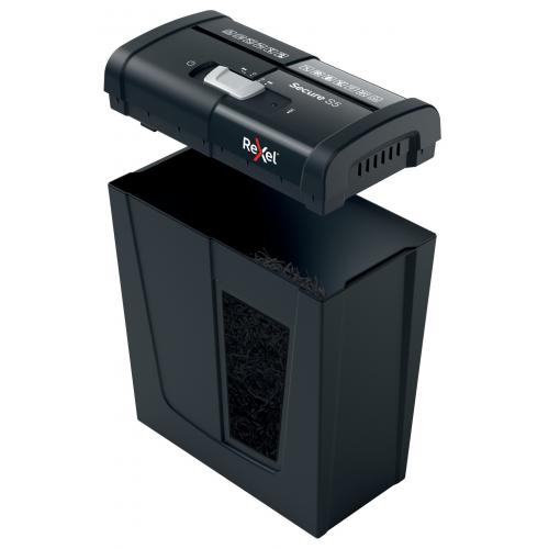 Distrugator manual de documente Rexel SECURE S5, Black