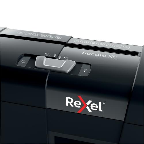 Distrugator manual de documente Rexel SECURE X6, Black