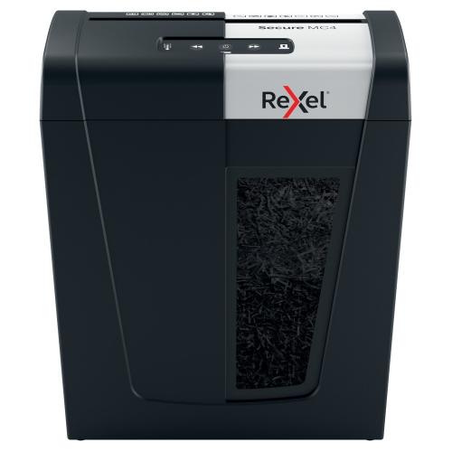 Distrugator manual de documente Rexel SECURE MC4, Black-Silver