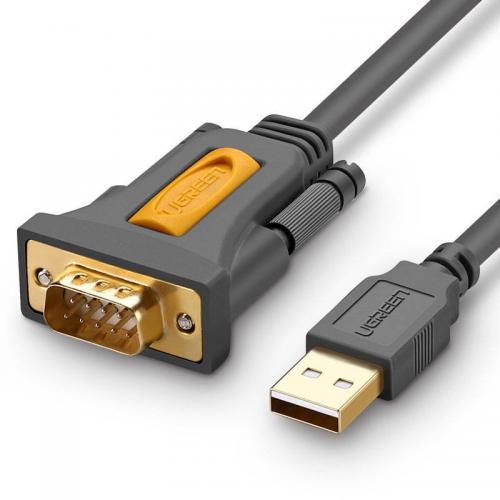 Cablu Ugreen CR104, Serial - USB 2.0, 1.5m, Black