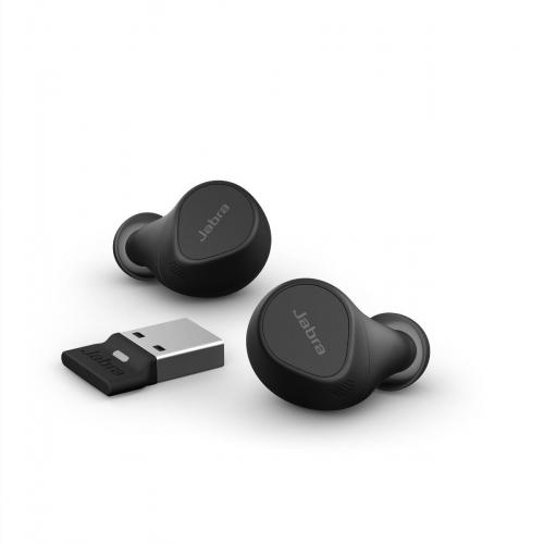 Handsfree Jabra Evolve2 Buds Microsoft, Black