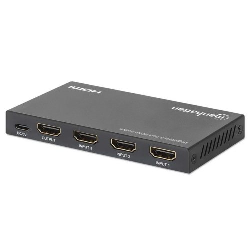 Switch Manhattan 208222, 3 x HDMI,  Black