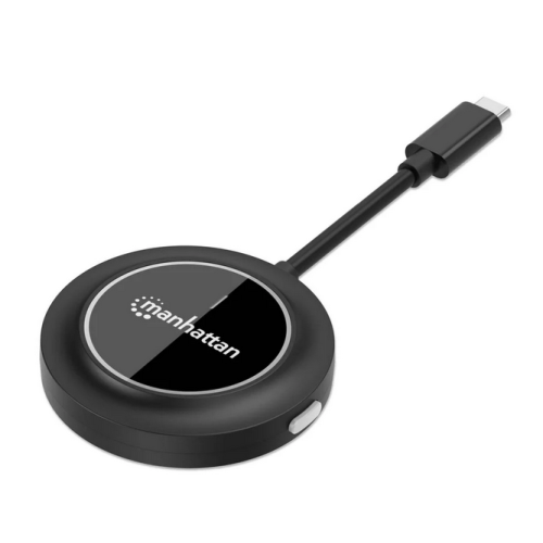Adaptor Wireless Manhattan 208437, USB-C, Black